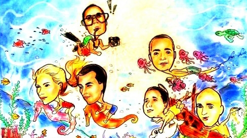 ציור קריקטורה כמתנה ומזכרת לעובדי החברה - מאת בתאל הקריקטוריסטית