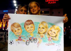 אטרקציית הקריקטורות לכל המשפחה עם מתנה ומזכרת יחודית - קריקטוריסט