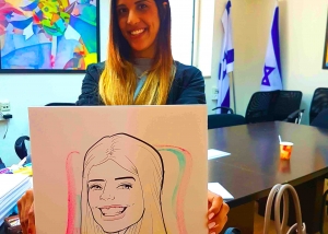 ציורי קריקטורות לעובדי חברות מאת בתאל הקריקטוריסטית