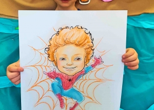 מתנה מיוחדת ויפה לילדי הגן הקטנטנים כמתנה ומזכרת מיוחדת לסוף השנה - מאת בתאל הקריקטוריסטית