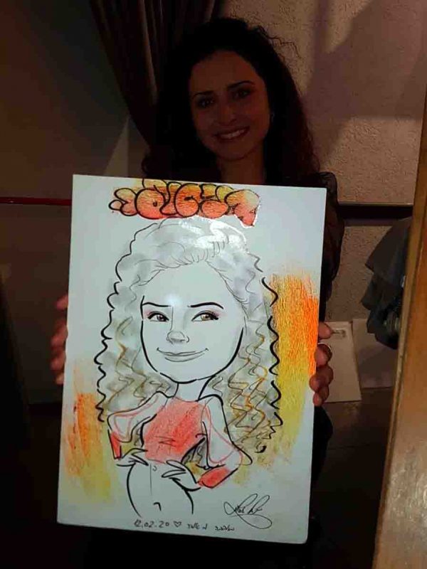 קריקטוריסט לבת מצווה